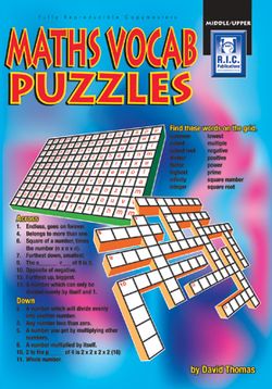 Maths Vocab Puzzles Ages 8 - 11+ 9781864005844