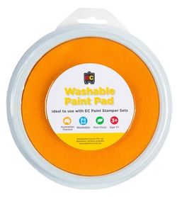 Paint Stamper Pad Yellow 15cm Diameter 9314289015589