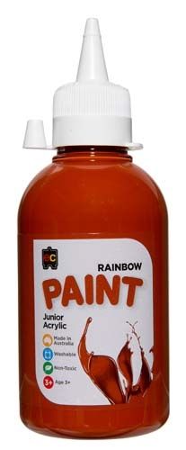 Rainbow Paint 250ml Burnt Sienna 9314289001780