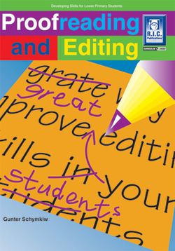 Proofreading and Editing - Lower Ages 5 - 7 9781863116169