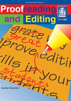 Proofreading and Editing - Upper/Ext Ages 11+ 9781863116176