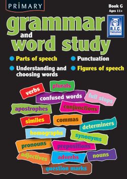 Primary Grammar &amp; Word Study G Ages 11+ 9781741267709
