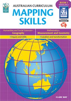 Australian Curriculum Mapping Skills Foundation - Year 2 9781925431865