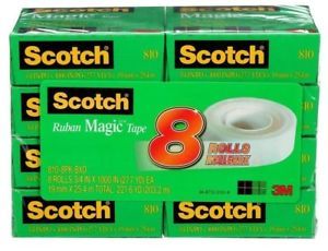 Tape Scotch Magic Refill Pk 8 19mm x 25M 051131951259