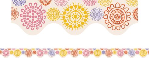 Rainbow Dreaming - Scalloped Border (Pack of 12)