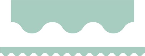 Sage - Scalloped Border (Pack of 12)
