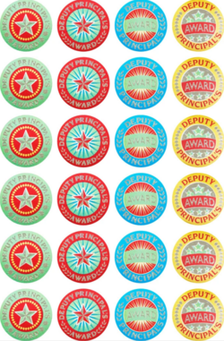 Deputy-Principal's-Award-Silver-Foil-Stickers