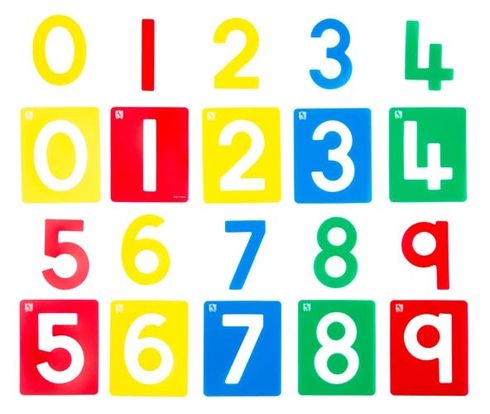 Stencil Numbers 0-9 Stencil Set of 10 9314289010539