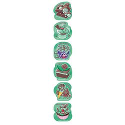 Stickers Scented Shapes - Choc Mint - Pk 72 SS1028