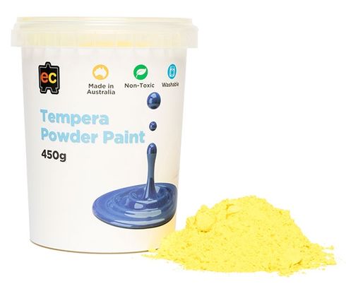 Tempera Powder Paint 450gm Yellow 9314289031633