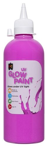 UV Glow Paint 500ml Magenta 9314289002510