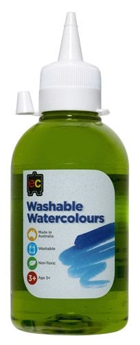 Washable Watercolour Paint 250ml Lime 9314289027308