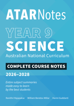 ATAR NOTES YEAR 9 SCIENCE NOTES 2026 -2028