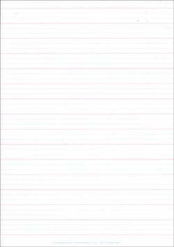 Lined Paper - A4 Full Page - Year 2 Class Pack Of 250 YI77665