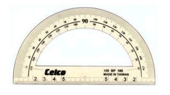 Protractor 150mm 180 Degrees Semi Circular Helix Celco 079252120712