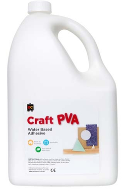 EC Craft PVA Glue 5L 9314289003548