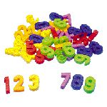 Quercetti Magnetic Ridged Numbers 48 Pieces 066050