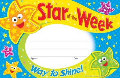 Star of the Week—Way to Shine! Recognition Awards 2770009245846