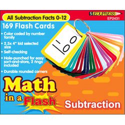 Subtraction Flash Cards  2770000790185