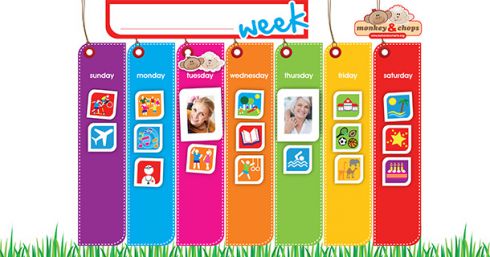 Weekly Activity Planner Magnetic Chart 9781943275236