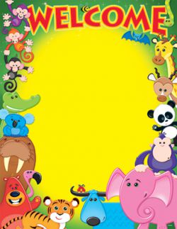 Welcome Awesome Animals Chart 2770009243453
