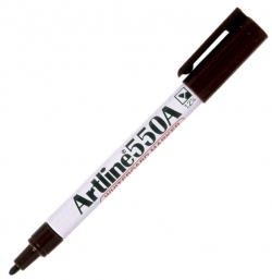 Whiteboard Marker Bullet 1.2mm Artline 550A (Brown, Each) 4974052810282