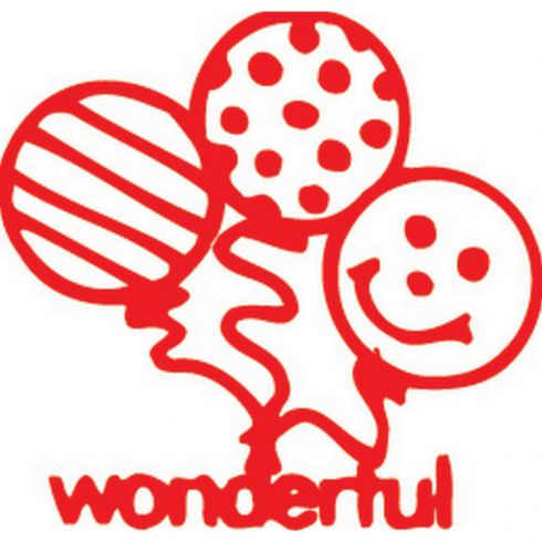 Xstamper Ce-16N 11394 - Wonderful Balloons (Red) 4974052921483