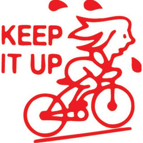 Xstamper Ce-16N 11423 - Keep It Up Cyclist (Red) 4974052969935