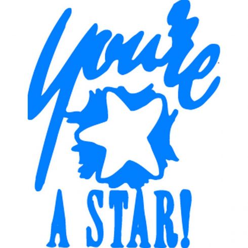 Xstamper Ce-16N 11438 - You&#039;re A Star (Blue) 4974052971518