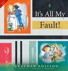 Literacy Tower - Level 13 - Fiction - Its All My Fault! - Teacher Edition 9781776502356