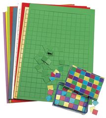 1cm Cardboard Mosaics 10000s Squares In Assorted Colours 9331866001186