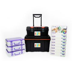 littleBits - 8 X Code Kit Education Steam Class Pack + 3 X Storage Box - Suits 24 Students 2770000042475