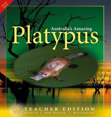 Literacy Tower - Level 8 - Non-Fiction - Australias Amazing Platypus - Teacher Edition 9781776502127