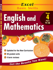Excel Basic Skills English &amp; Maths 4 9781864412758