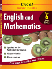 Excel Basic Skills English &amp; Maths 6 9781864412772