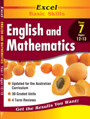 Excel Basic Skills English &amp; Maths 7 9781864413359