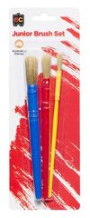 Brush Junior Set 3 Blue/Red/Yellow 9314289011888