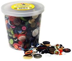 Buttons Approx 500g In Bucket 9314812122654