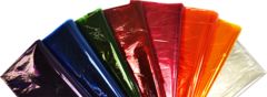 Rainbow Cellophane  (Pack of 25, Assorted Colours, 750mm x 1m) 9310355750002