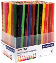Colour Pencils Class Pack of 200 Staedtler Noris Club Maxi Learner  (Pack of 200) 9310277129566