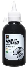 Fabric and Craft Paint 250ml Black 9314289029456
