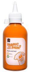 Fabric and Craft Paint 250ml Orange 9314289029494