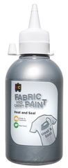 Fabric and Craft Paint 250ml Silver 9314289029531