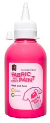 Fabric and Craft Paint 250ml Fluorescent Pink 9314289029609