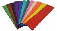 Crepe Paper 500mm x 2.5M (Pack of 12, Assorted Colours) 9310355000404