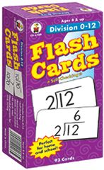 Division 0-12 Flash Cards CD3929