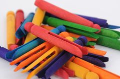 Dolly Pegs - 10cm Coloured (Pack of 24) 9320325405269