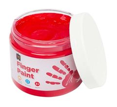 Finger Paint 250ml Red 9314289024192
