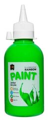 Rainbow Paint 250ml Fluoro Green 9314289001872