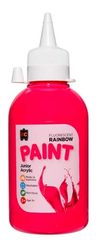 Rainbow Paint 250ml Fluoro Pink 9314289001896